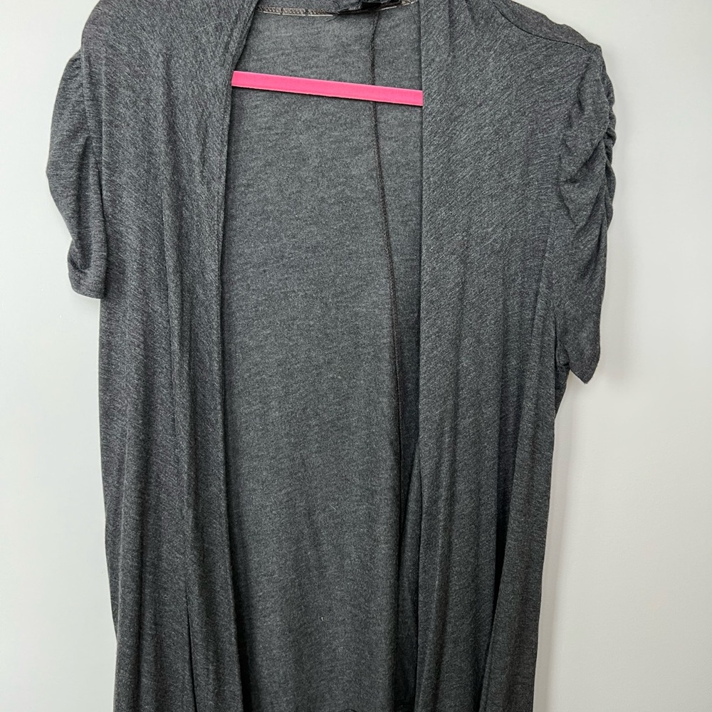 Grey cardigan